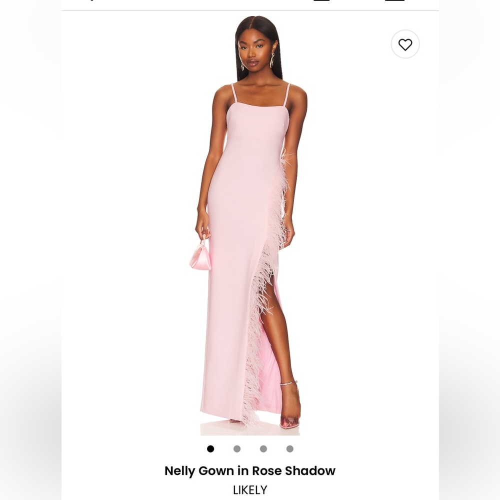 LIKELY Nelly Gown in Rose Shadow